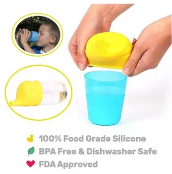

Silicone Straw Cover Child Safety Silicone Straw Cover Straw Cup Spill-Proof Leak-Proof Soft Straw Cup Lid Drink Accessorie#YL10