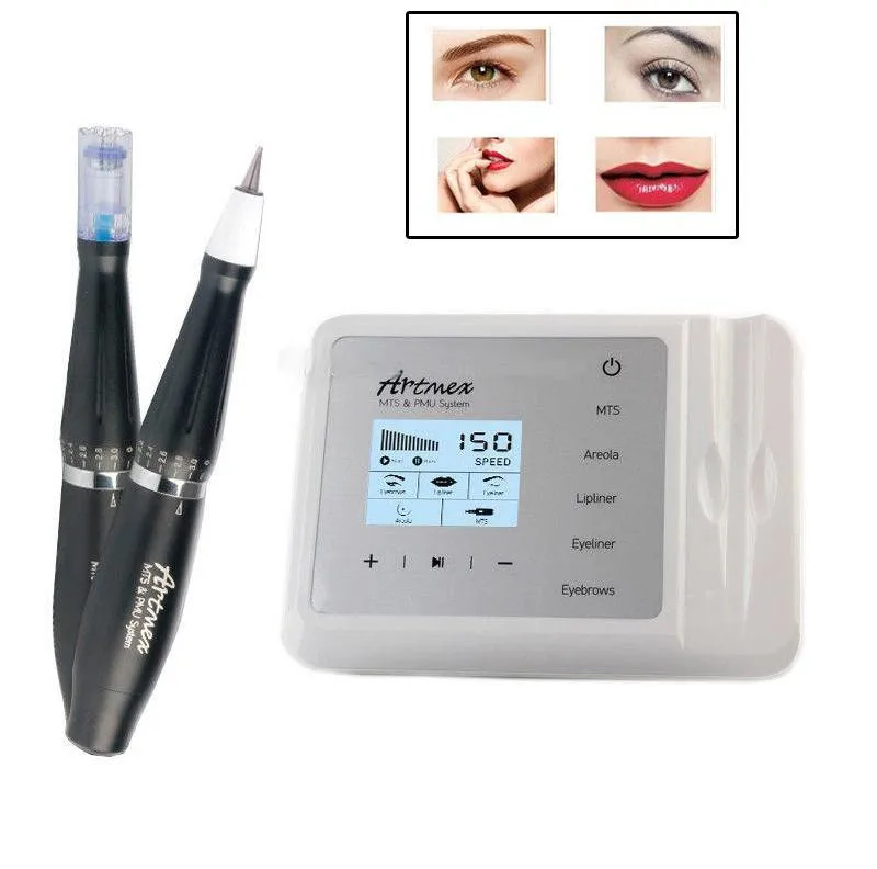 Tattoo Machine Artmex V9 Professional Permanent Make Up for Eyebrow Eyeline MTS/PMU Digital Tattoo& Permanent Makeup Machine