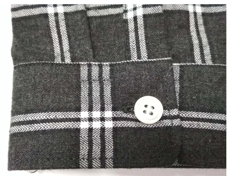 Новое поступление осень и зима стремительном мире моды повседневные мужские с коротким рукавом рубашки в клетку Мужская рубашка, хлопок в классическую клетку
