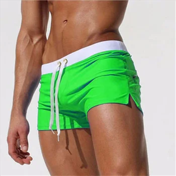 

2020 Summer New Mens Sexy Swimsuit Shorts Men Briefs Swimming sunga Beach Shorts Swimwear for Swimming Surfing