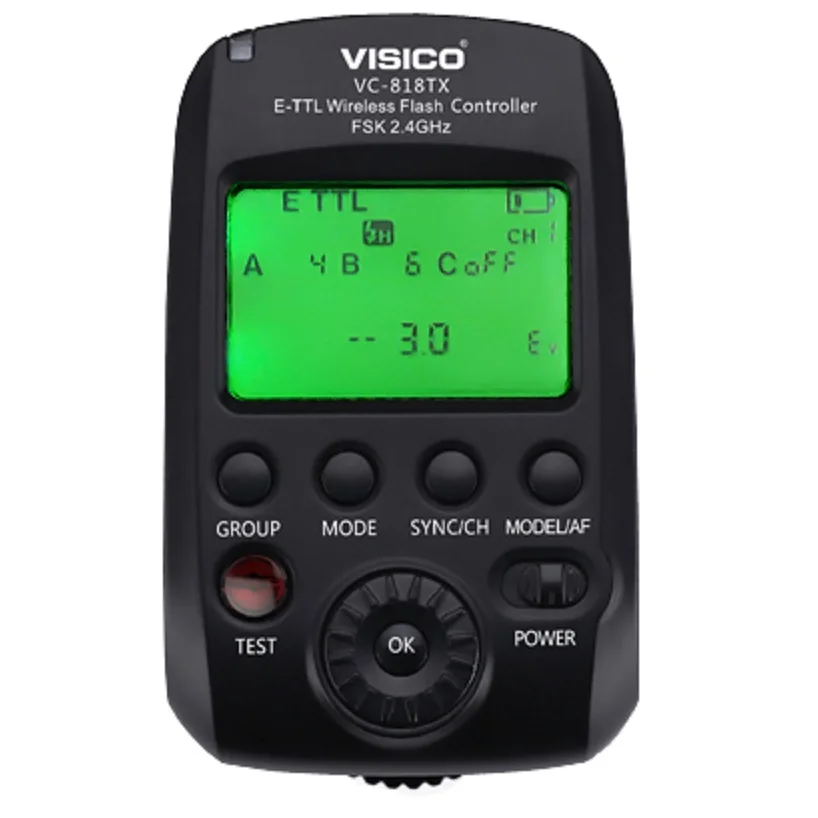 VISICO 818TX HSS беспроводной флэш триггер передатчик для NIKON D7000, D700, D750, D810, D90, D4, D610, D5, D800, D710DSLR камер