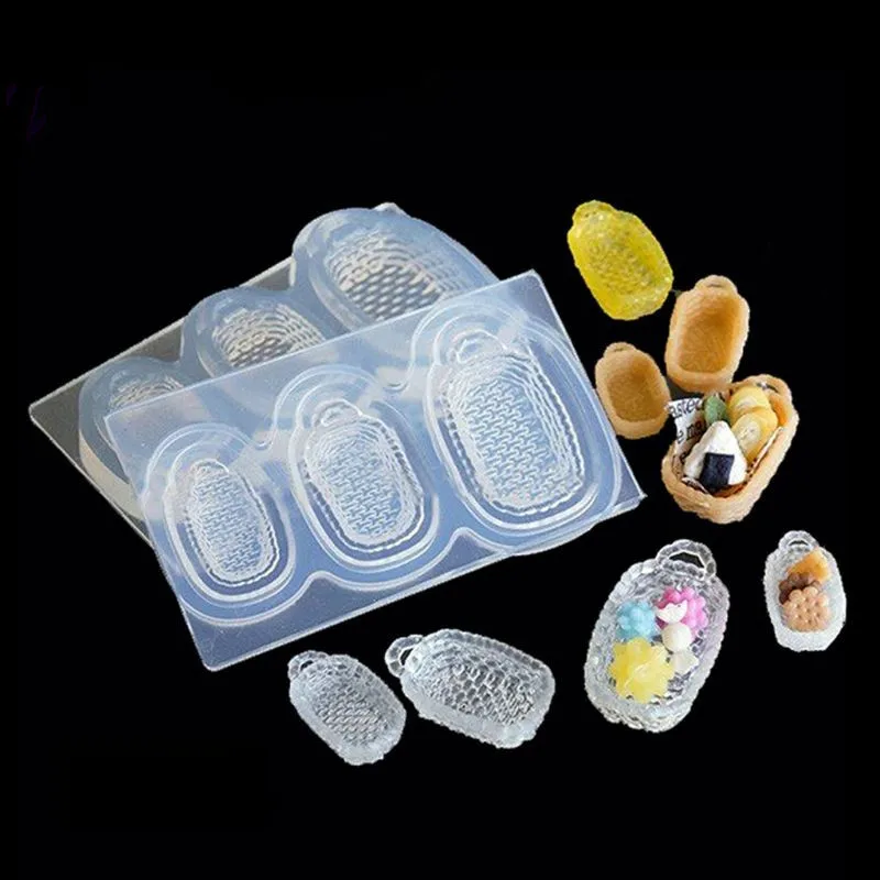 

1 Set Mini Square Straw Bowls Box Resin Silicone Molds Epoxy Resin Jewelry Tools