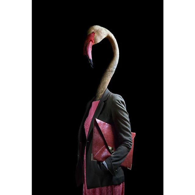 Vintage Dog Princess Pet Gentleman Cat Nordic Poster Animals Wall Art Canvas Painting Wall Pictures For Living Room Unframed B