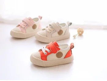 

2019 Children's mesh shoes breathable shoes white shoes for boys and girls in spring and autumn baby sports casual shoes