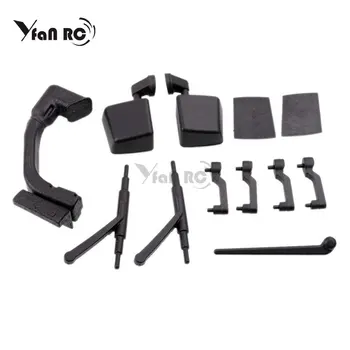 

1set RGT 86100 1/10 Simulation Crawler Original Parts R86080 Front Windshield Wiper Door Handle Rearview Mirror YF0123 Free Ship