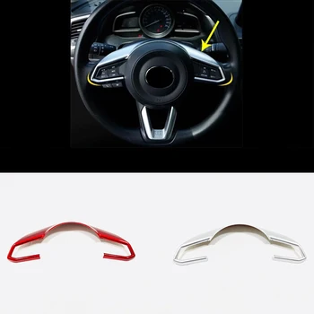 

ABS Plastic For Mazda CX-5 2017 2018 2019 2020 accessories Car rear package steering wheel trim Cover Trim Car styling 1pcs
