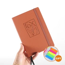 Классический Кожаный Блокнот-планировщик с почтовыми заметками и карманным подарком, A5 блокнот из искусственной кожи в твердом переплете 5,5 дюйма x 8,25 дюйма