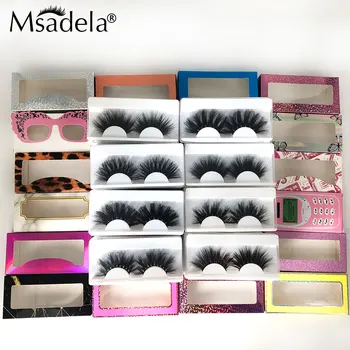 

25mm Lashes Wholesale Lash Eyelash Fluffy Long 3D Mink Lashes Packaging Box Dramatic False Eyelashes 8D Mink Eyelashes In Bulk