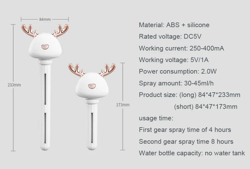 Dismountable Portable Air Humidifiers Aroma Essential Oil Diffuser USB Mist Maker Fogger Car Purifier for Home Office Car