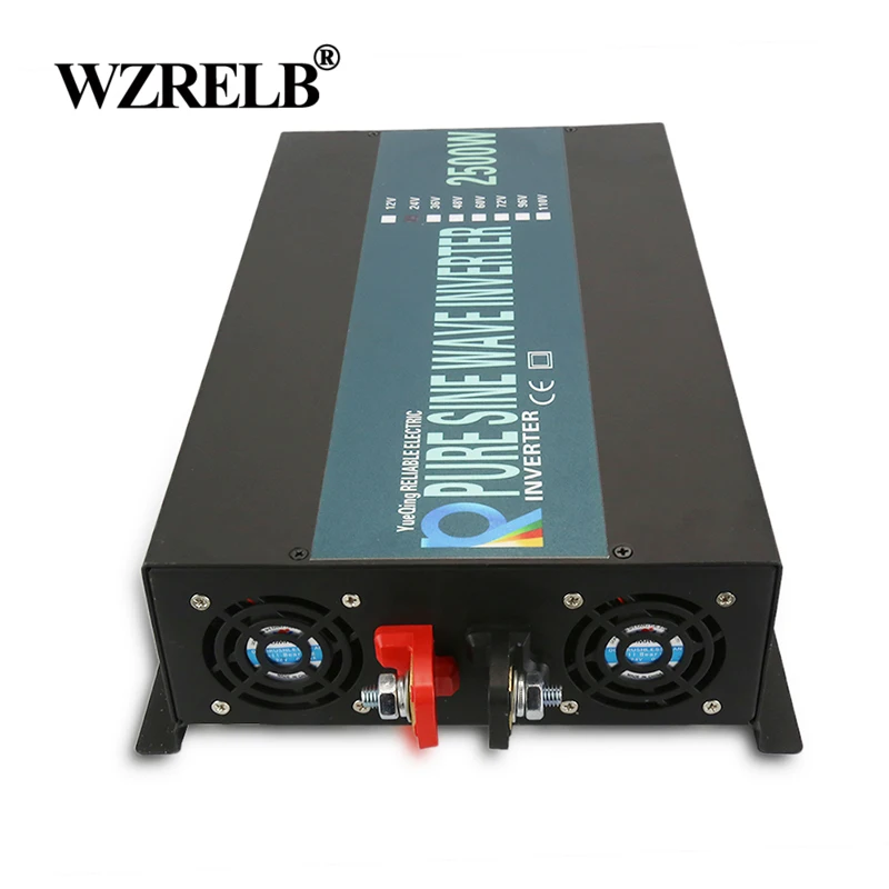 

2500W Pure Sine Wave Solar Inverter 12V 220V Car Power Inverter DC to AC Converter Power Bank 12/24V/48V DC to 120V/230V/240V AC