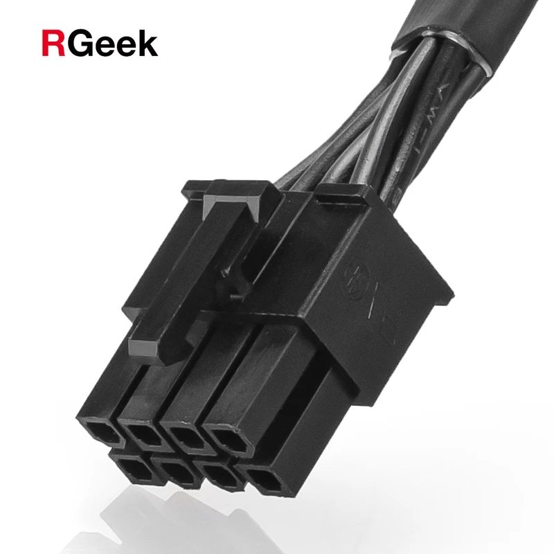 Rgeek PCIe 8pin to Dual 6+2Pin Power Supply Cable - 1 to 2 Splitter for Corsair RM Series Description Image.This Product Can Be Found With The Tag Names Computer Cables Connecting, Computer Peripherals, PC Hardware Cables Adapters, Rgeek pci express
