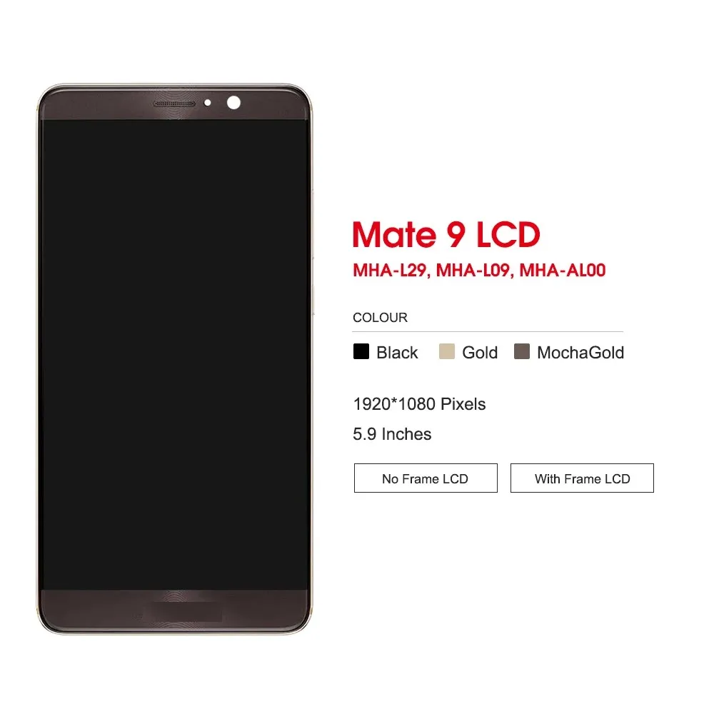 

AMOLED Screen For HUAWEi Mate 9 lcd HUAWEi Mate 9 mate9 MHA-L09 MHA-L29 LCD Touch Display Screen Digitizer Assembly