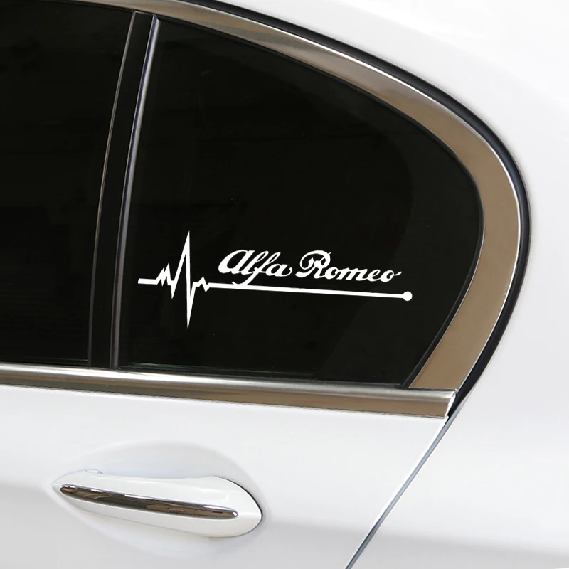 

1pcs Auto Car window glass Decor Stickers Reflective Decals Car-Styling For alfa romeo 159 147 156 giulietta 147 159 mito