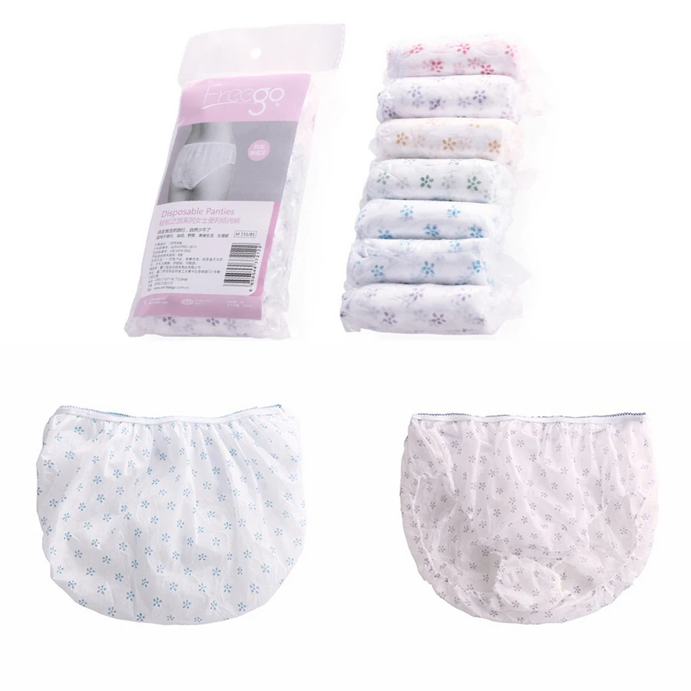 Many Pairs Disposable Underwear Birth Disposable Maternity Underwear 7pcs Cotton Aliexpress