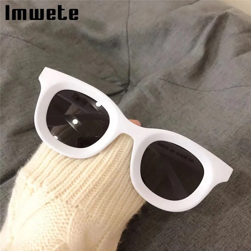 Женские круглые солнцезащитные очки Imwete модные брендовые дизайнерские