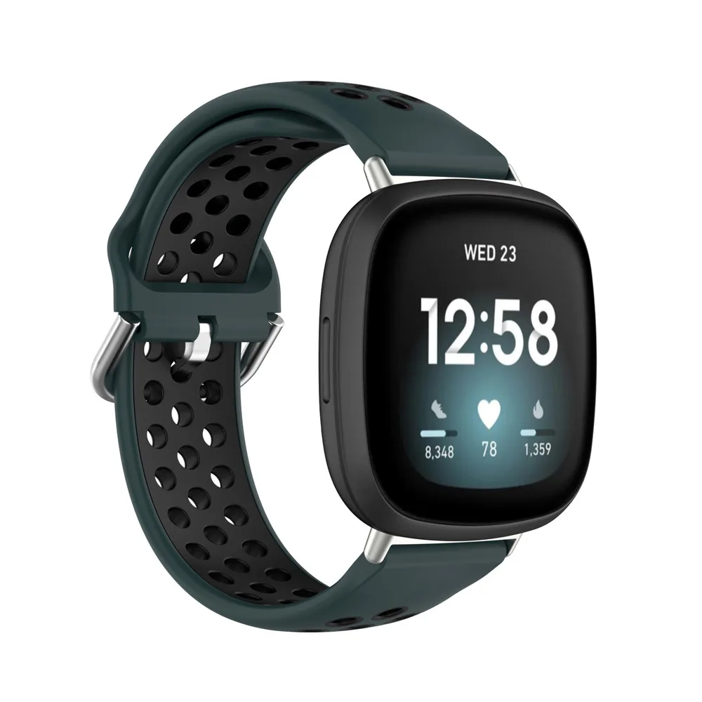 Essidi Soft Silicone Bands For Fitbit Versa 3 Sports Bracelet Strap Loop For Fitbit Sense Watch Wrist Replacement Correa