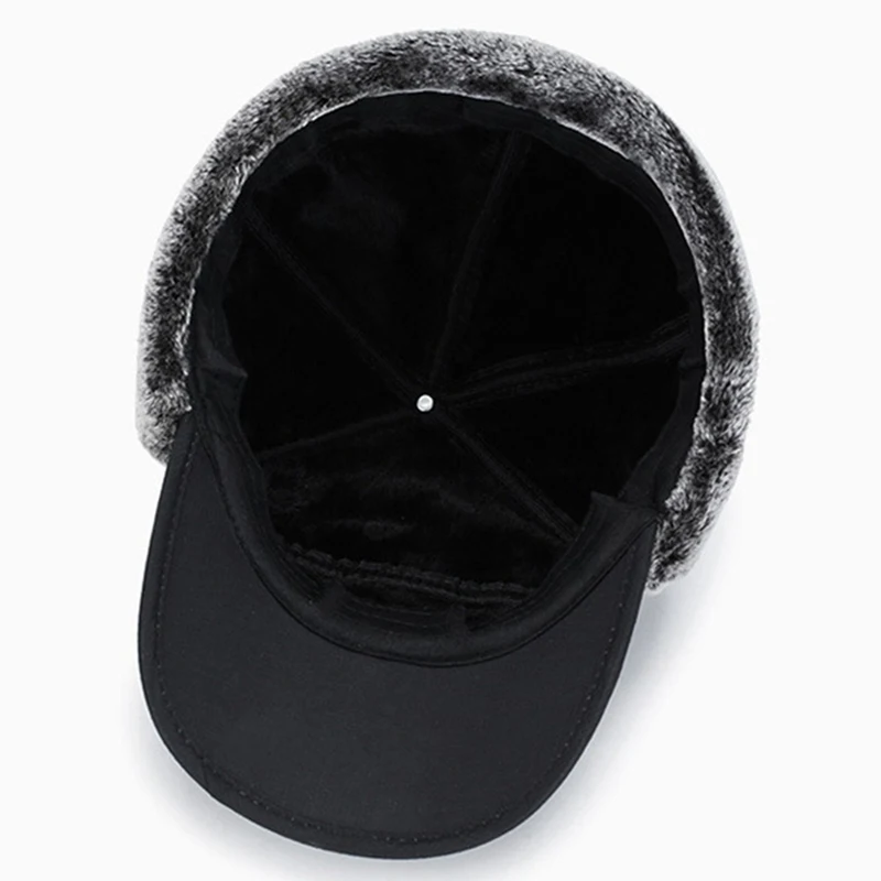 Lei Feng Мужская зимняя утолщенная Кепка Skullies, теплая и ветрозащитная Кепка для защиты лица, шапка с маской