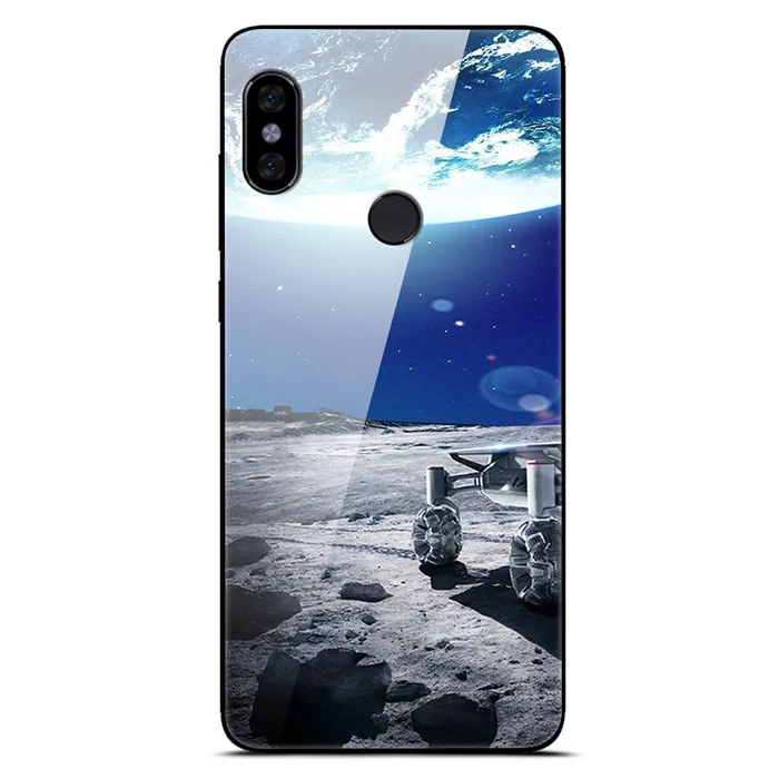 18 Для Xiaomi mi AA2 LITE чехол Чехол с узорами, стеклянная задняя крышка, чехол для телефона для Xio mi A2 LITE A2, силиконовый бампер, Coque pop чехол s - Цвет: 18