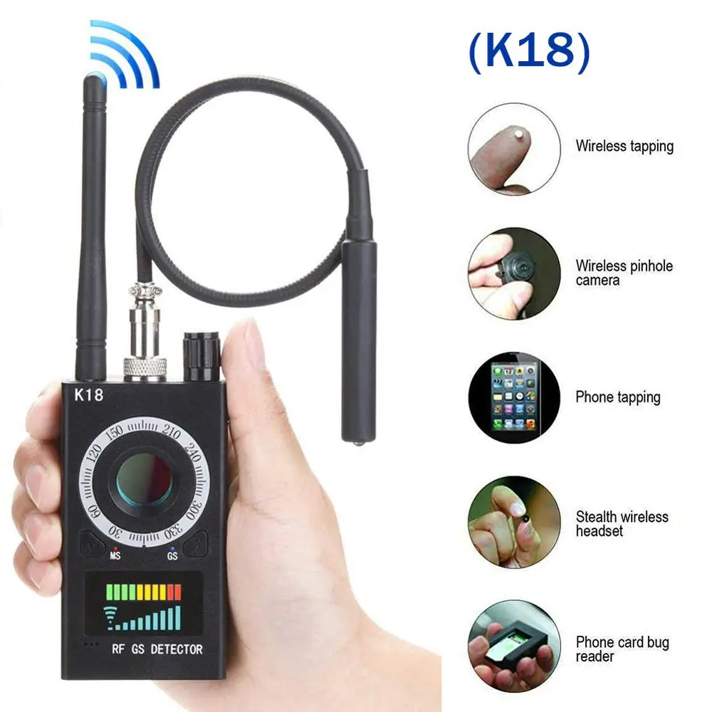 K18 многофункциональный 1 МГц 6 5 ГГц анти детектор камера GSM аудио обнаружитель