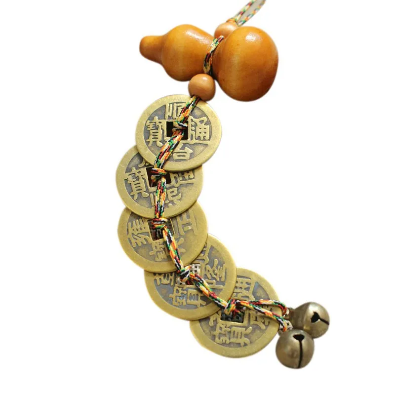Традиционный китайский бант в виде тыквы монеты фэн шуй очаровательные