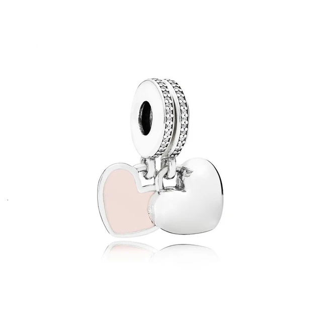 925 silver sterling 1:1 7917cz journey together forever original fashion free shipping jewelry - Цвет: White