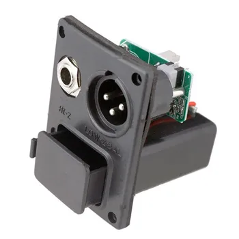 

Acoustic Guitar Equalizer 9V Battery Boxs Holder Case With Connector Plug 4 Pin Socket Contacts Output jack
