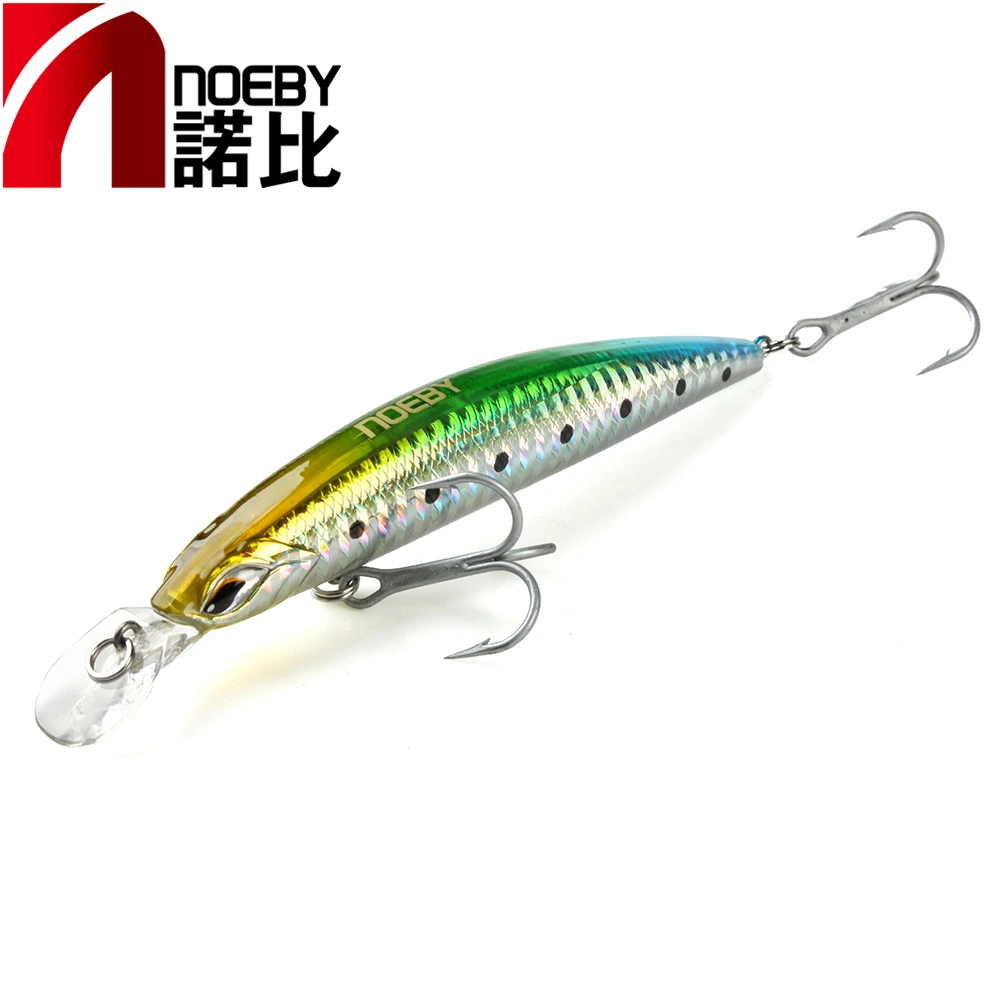 

Noeby NBL9495 2019 new minnow fishing lure hard artificial bait sea fishing 110mm 19g sinking for sea bass pike