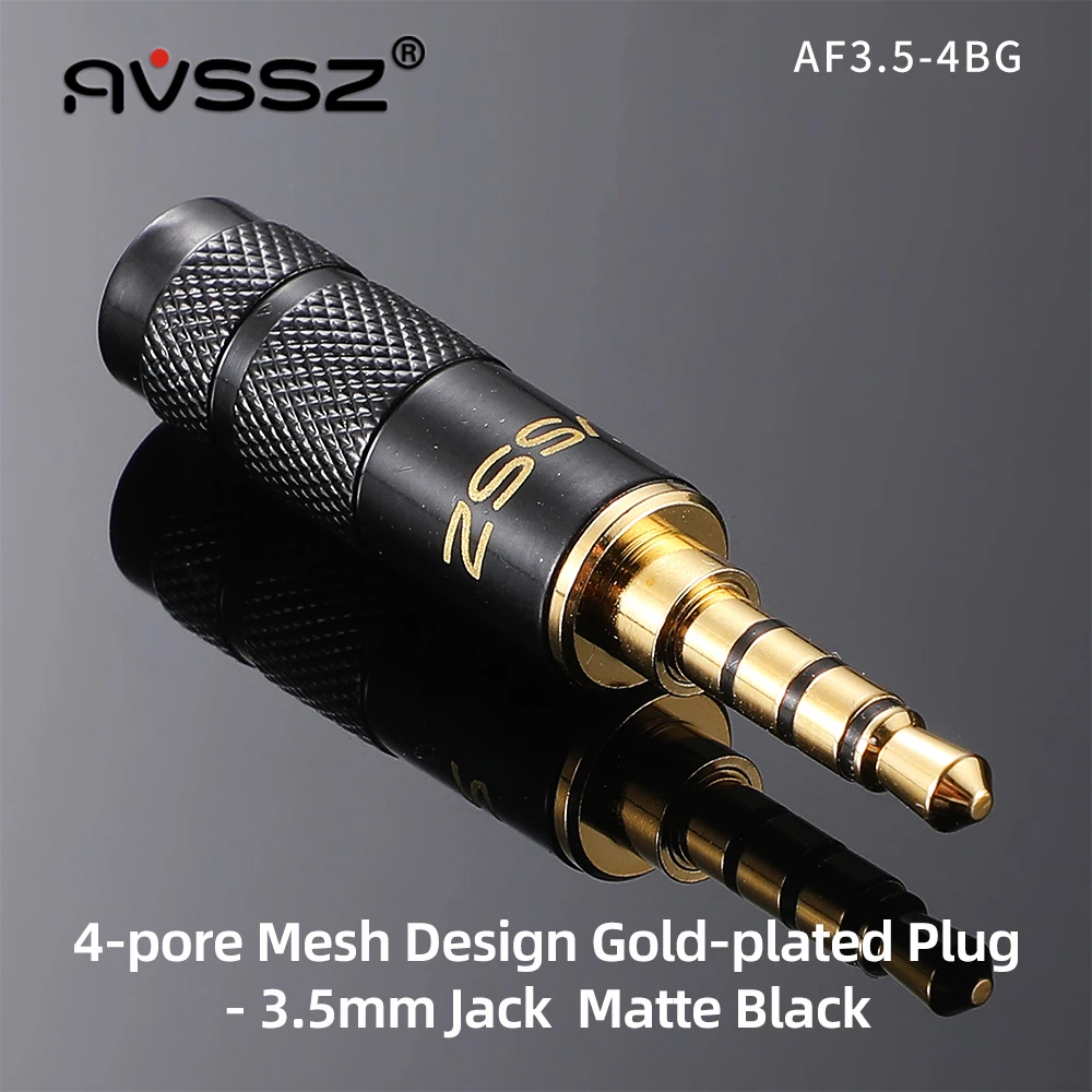 AVSSZ High-End 3.5mm Stereo Headphone Extension Cable with Gold-Plated Dual-Channel, Balanced 4.4mm Plug - 3/4/5 Poles Description Image.This Product Can Be Found With The Tag Names Headphone extension cable jack, Jack 25 mm 44 mm 3 4 5 Pole TRRS TRRRS, Jack 35 mm Stereo Mono Plug, Jack 35 mm TRS TS