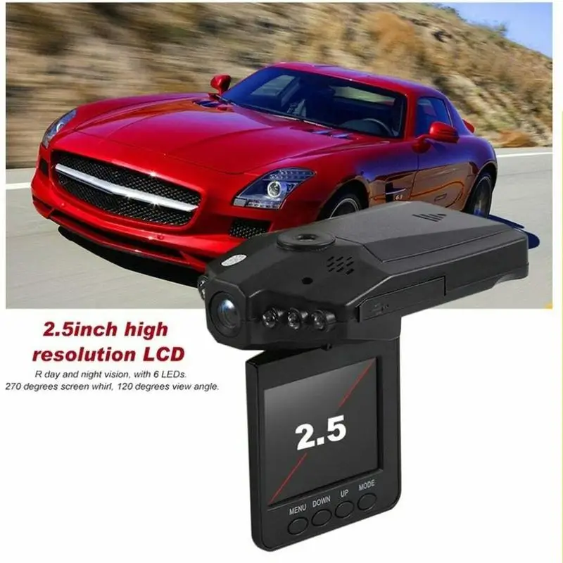 Dash Cam DVR Car Camera Recorder Wide 270 Degrees Rotatable Dash Camera Video Recorder Car DVR Camera