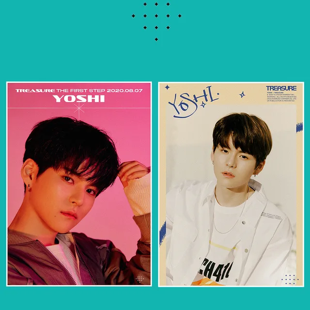 Elevate your fandom with the YG TREASURE BOY Posters Set.