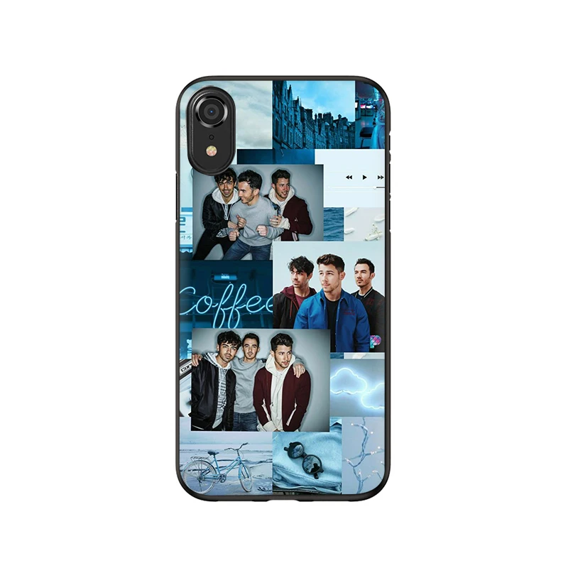 Jonas Brothers мягкий силиконовый телефон чехол для iPhone 5 5S SE 6 6s 7 8 Plus X XR XS 11 Pro Max - Цвет: B4