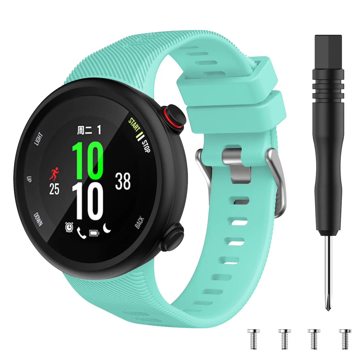 Silicone Sport Replacement Wristband Strap with Tool