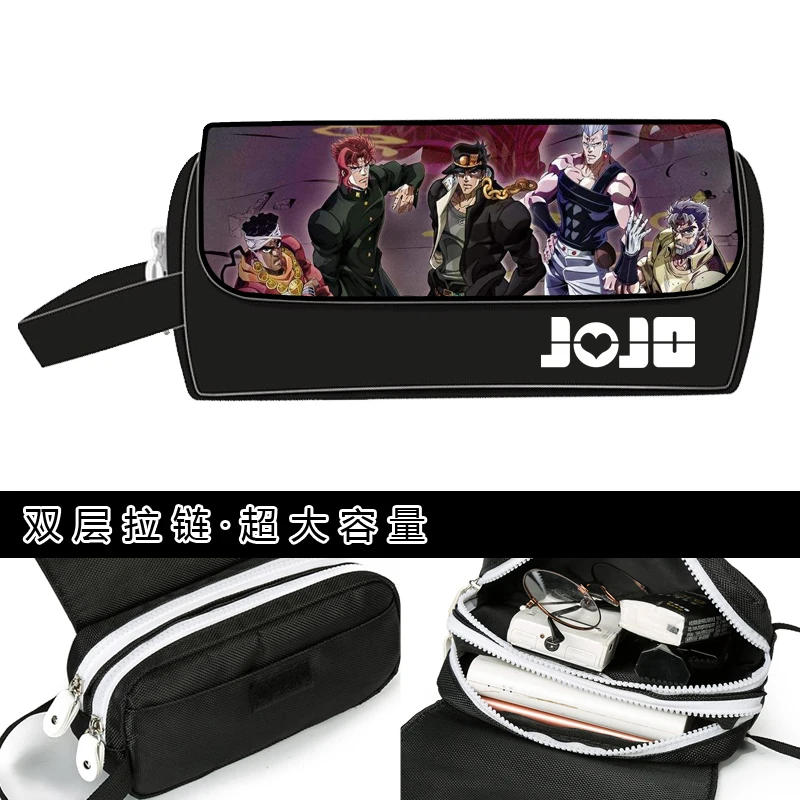 Style 7 Причудливый кошелек JoJo Adventur, косметичка, канцелярские принадлежности, сумка-карандаш для девочек и мальчиков, подарок, Снова в школу, ручная сумка, переносная - Цвет: Style 7