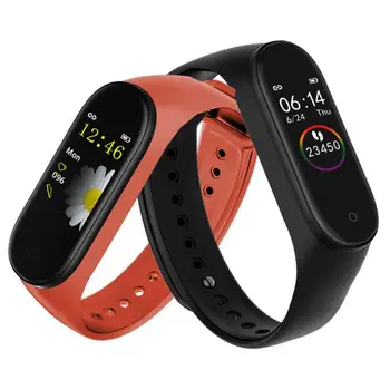 

M4 Bluetooth Fitness Bracelet Sport Monitor Watch Smart Reminder Smart Watch Vibration To Take Pictures Sports Wristband