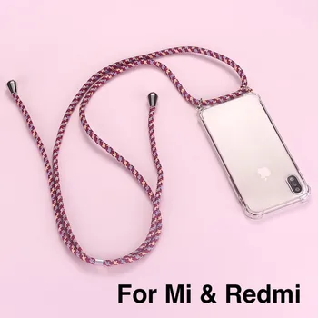 Cordón de cadena para teléfono móvil XIAOMI MI Redmi 3 5 6 7 8 9 A3 9T K30 7A A3