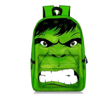 

17 Inch Batman Hulk Backpacks Children School Bags Backpack for Teenager Girls Book Bag Men Women Knapsack Daypack