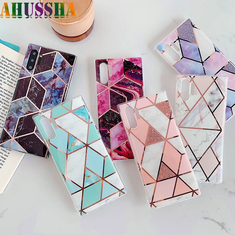 

A10 A20 A30 M10 Marble Shell Case For Samsung Galaxy A50 A70 A10 S10 E Note 10 Plus Pro Back Cover Soft Silicone Case Coque