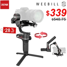 Zhiyun weebill s 3-axis sem fio imagem transm handheld câmera cardan estabilizador para sony canon mirrorless câmera oled display