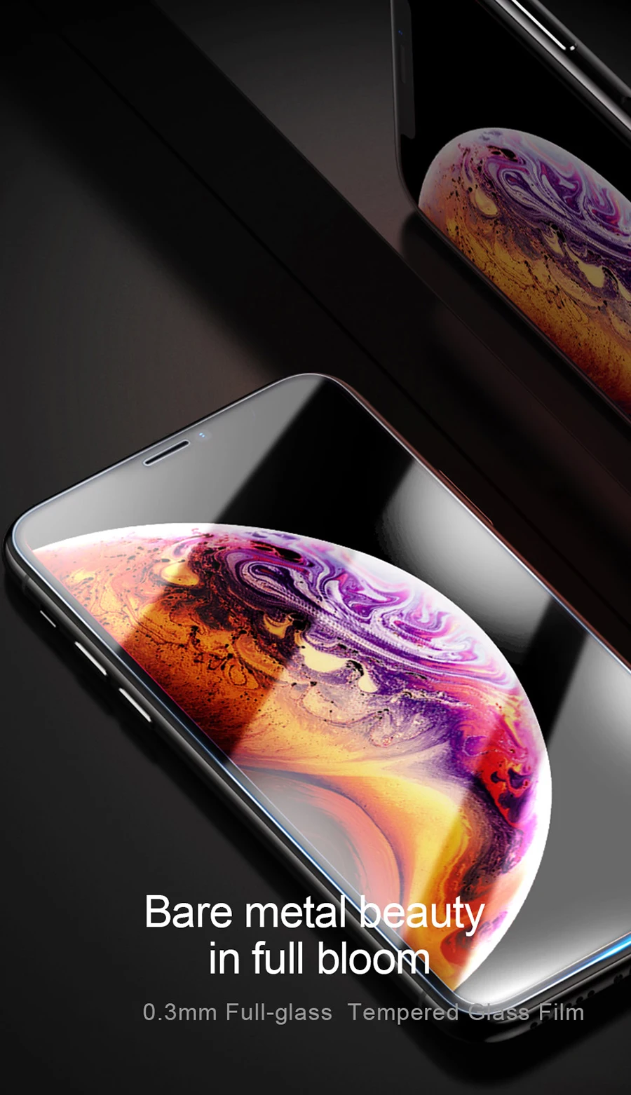 2 шт закаленное стекло для iPhone 11 Pro X XR XS Max Защитная пленка для экрана полная прозрачная для iPhone 11 X XS XR стеклянная защитная пленка