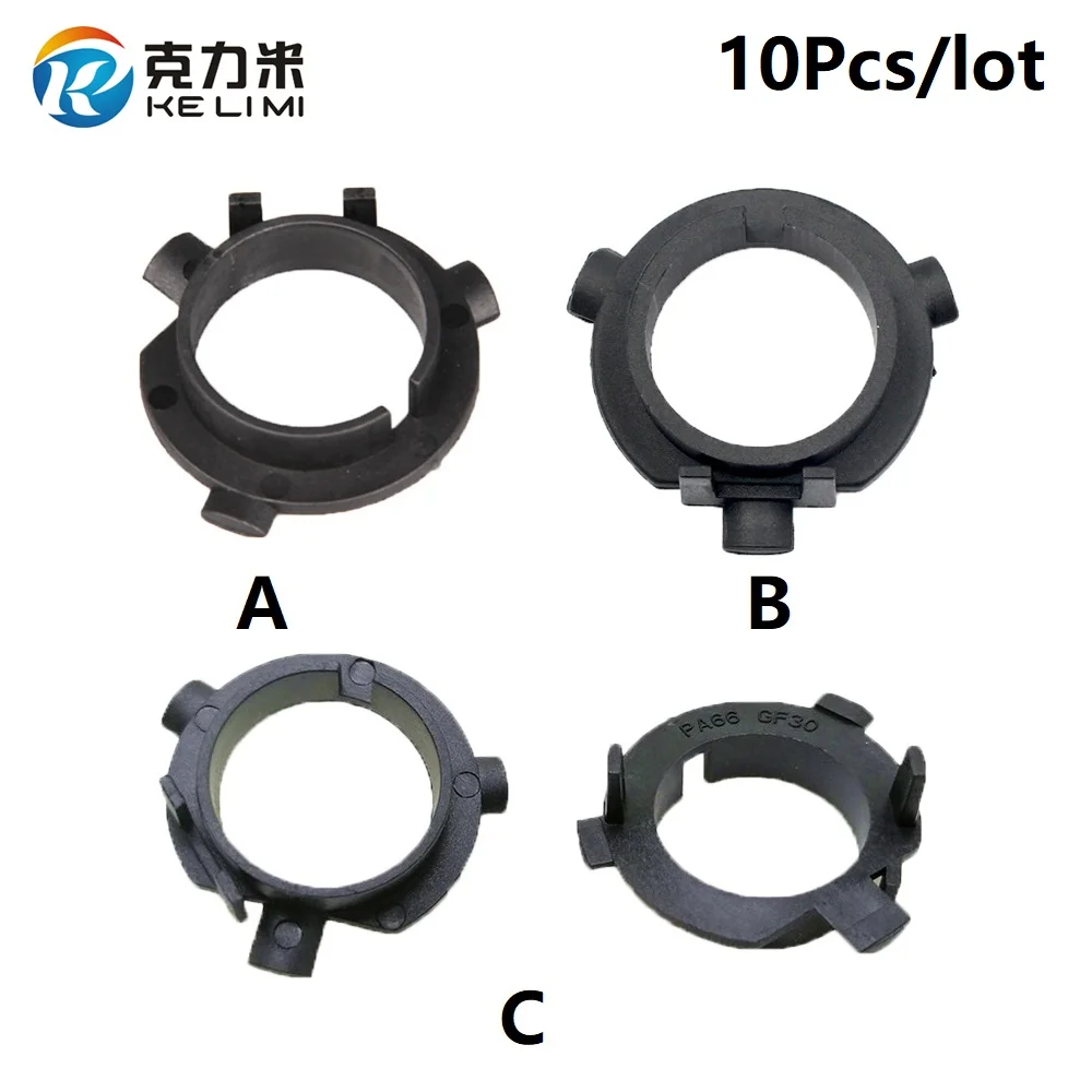 10PCS Adapter Fits For Hyundai Veloster Kia K3 K4 K5 Sorento Sportage LED Headlight H7 Socket Holder Base | Автомобили и