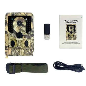 

Hunting Camera PR-400 12MP 1080P 16MP Waterproof Trail Camera IP65 Photo Traps 0.3s Trigger Time Wild Camera