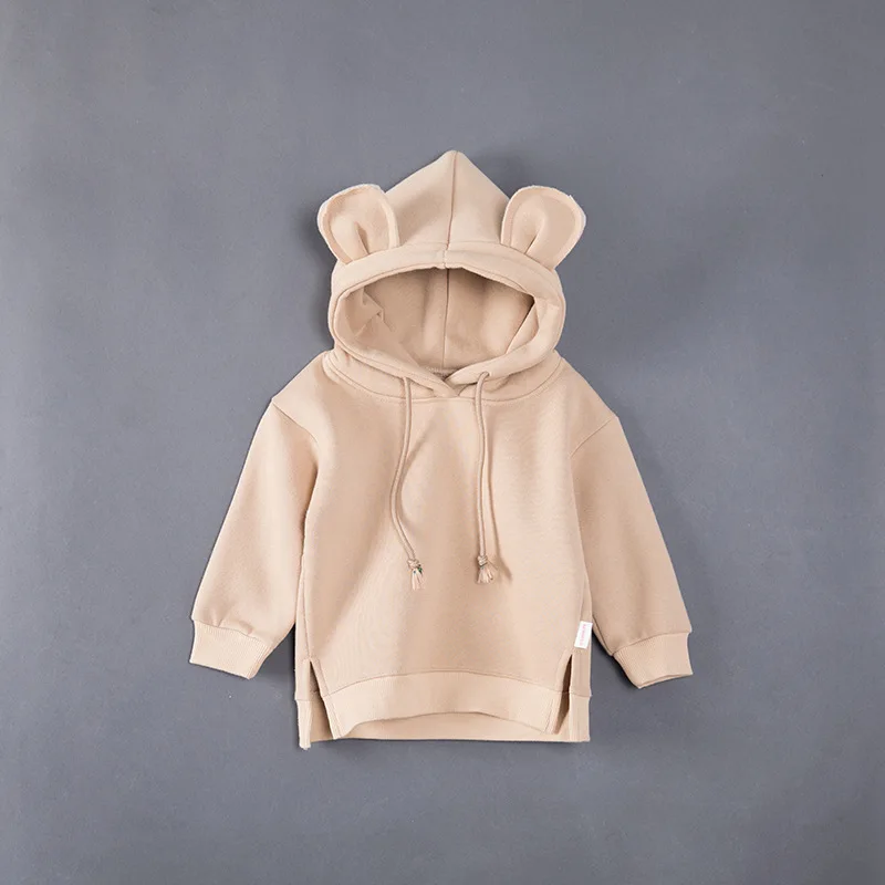 Girls Boys Hoodies Bear Ears Autumn Winter Casual Hoodies For Girls Sport Clothes Kids Coats Girls Sweatshirt Children Clothing