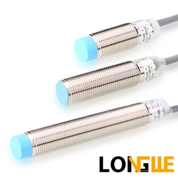 

LONGWE IP68 1500Hz M12 4mm 3mm Cylindrical Inductive Proximity Sensor LM12 for Production Line Iron Detect