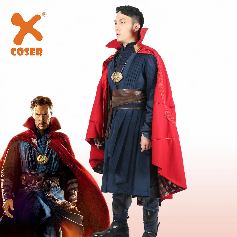 Костюм супергероя XCOSER Doctor stranna костюм для костюмированной вечеринки на Хэллоуин