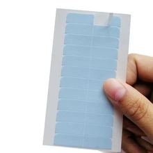 Супер лента для волос клей 5 шт. 4 см* 0,8 см Двусторонняя изолента водонепроницаемый для парик шнурка удлинитель для ресниц