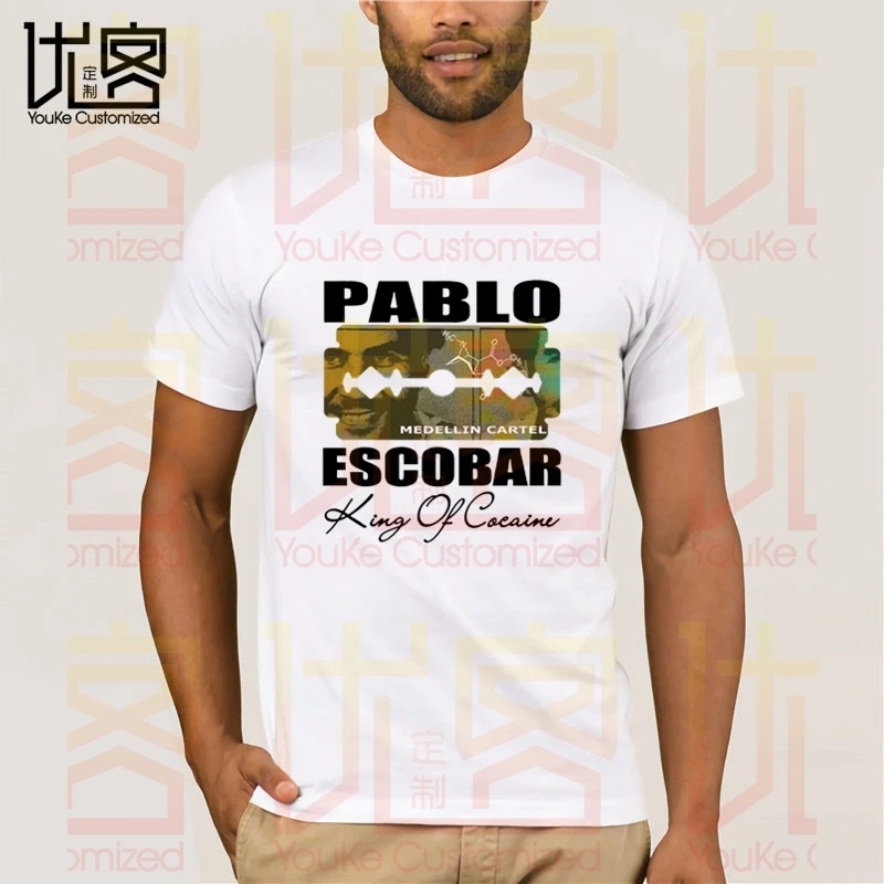 Pablo футболка Escobar Медельине King Of кокаин не пропускающий в Пломо Колумбии для