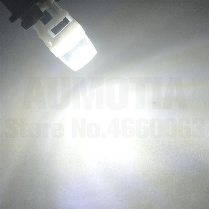 100x T10 светодиодный 194 W5W 3 светодиодный 501 2835 SMD авто отложным воротником сбоку номерной знак светильник лампа габаритного огня AC/DC 12V
