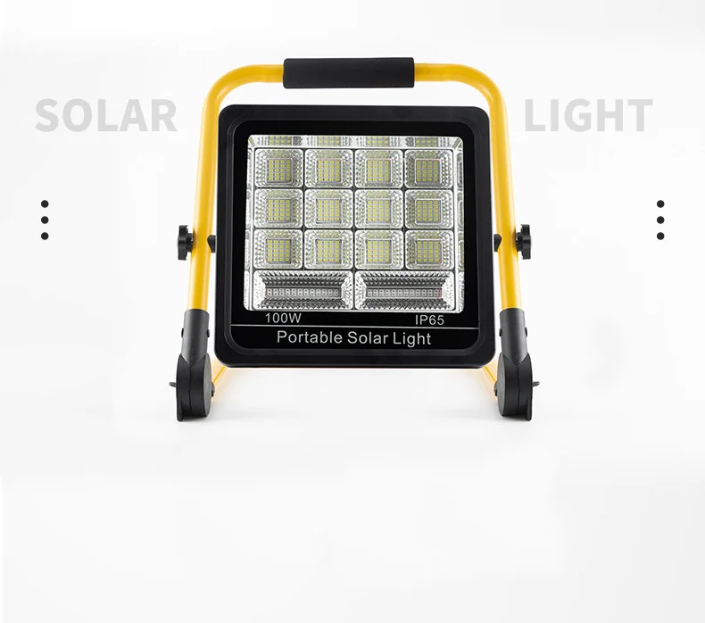 50W-100W LED RECHARGEABLE Solar Floodlight Portable Work Light Camping 4  Modes £22.99 - PicClick UK