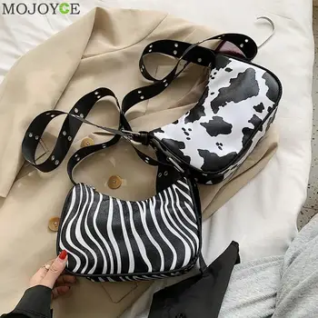 

Casual Women Handbags Women Bags Fashionable Shoulder Messenger Bags Cow Pattern Brand Designer Ladies Women 2020