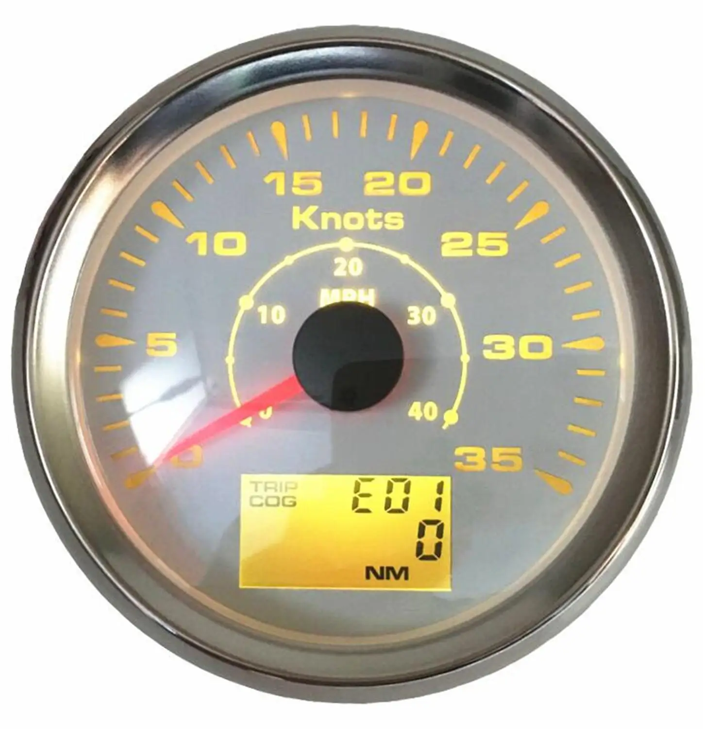 1 шт. 85 мм спидометры gps 0-35Knots/0-40MPH морские gps одометры 85 мм с функцией Cog Odo для судового судна яхты
